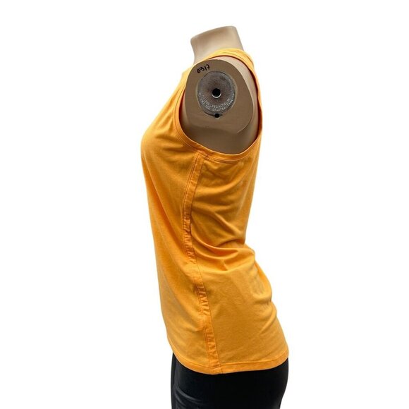 Athleta Sleeveless Tank Top Workout Gym Muscle Tee Stretch Orange Womens XS - Picture 3 of 10